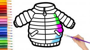 Мультик для детей/Рисование куртки для детей