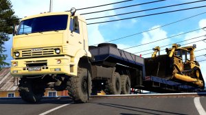 626 / ETS2 1.53 / Суровая Россия Забайкалье "R7" / КАМАЗ 65225 БАТЫР / Продолжение следует!!!