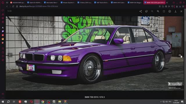 BMW 750i 2010 установить скать обзор в гта 5 мод тачки для гташки всемои авто