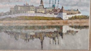 Казанский Кремль, хм, 50на70см, +79530192390.