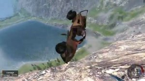 Сьезд с горы на тачках оффроуд!