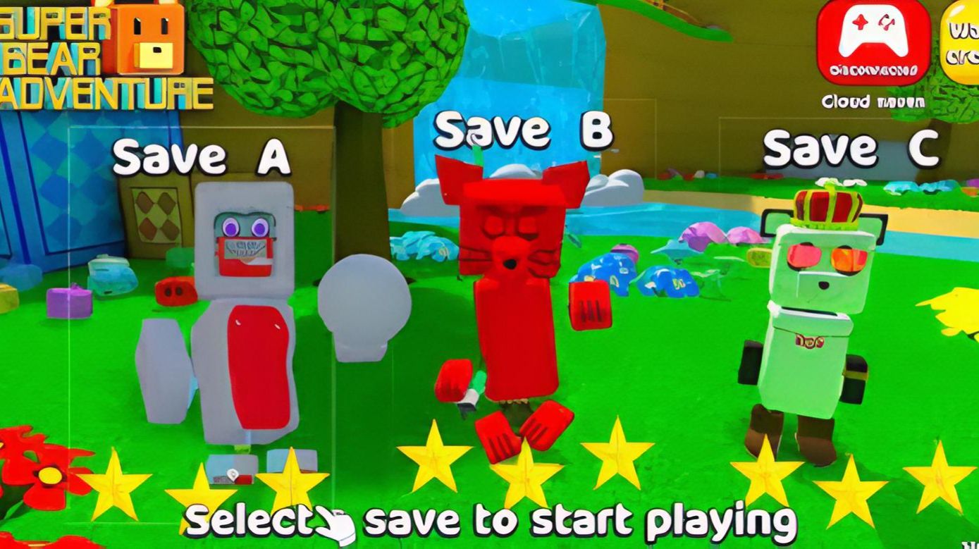 Играем в Super Bear Adventure!