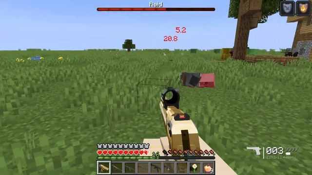 СОВРЕМЕННОЕ ОРУЖИЕ ПРОТИВ РЕЙДЕРОВ В МАЙНКРАФТЕ