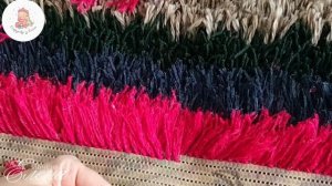 Обзор вязания коврика