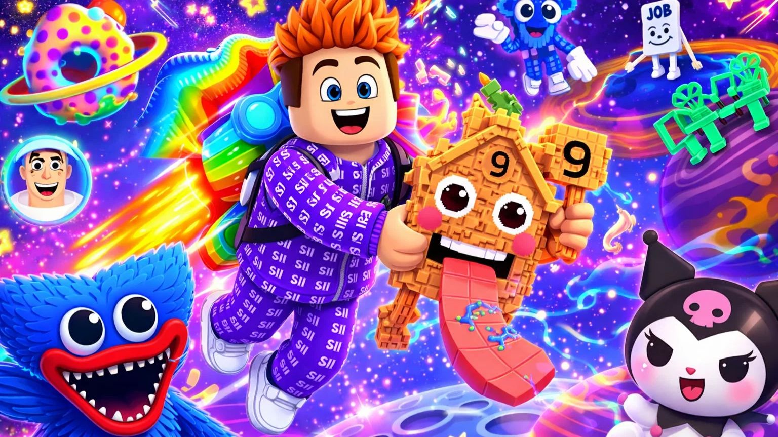 Я пролетел 999 планет, чтобы найти самого редкого брейнрота в Роблокс 😱✨ Хагиваги в Роблокс