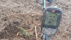 Праздничный коп, не обошёлся без серебра.