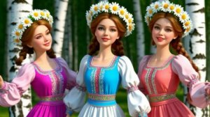 С праздником Красной горки. Красивая музыкальная открытка.