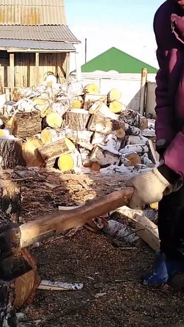 Chopping some wood