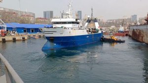 Судно YMIR Траулер ЗАХОИТ В ПОРТ ДИОМИД ВЛАДИВОСТОК #ВЛАДИВОСТОК