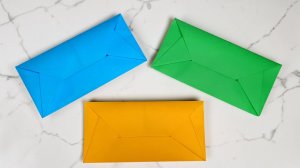 Как сделать конверт из бумаги своими руками. Оригами конверт из а4