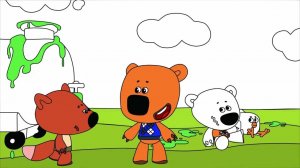 Ми Ми Мишки! Увлекательная История-Раскраска!Игры Для Детей!