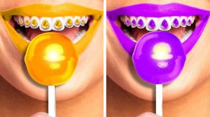 Жёлтый vs фиолетовый: яркий челлендж цветов 🌈 Кто победит?