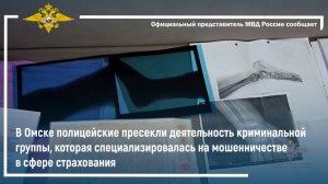 В Омске полицейские пресекли деятельность группы, которая промышляла аферами в сфере страхования