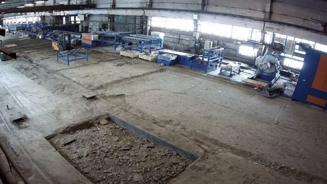 Подготовка площадки под автоматическую линию сэндвич‑панелей идёт строго по графику!