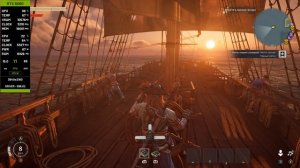 WINDROSE | FPS TEST | RTX 5080, 4K (2160p) + DLAA + Epic Settings | Морской бой и абордаж!