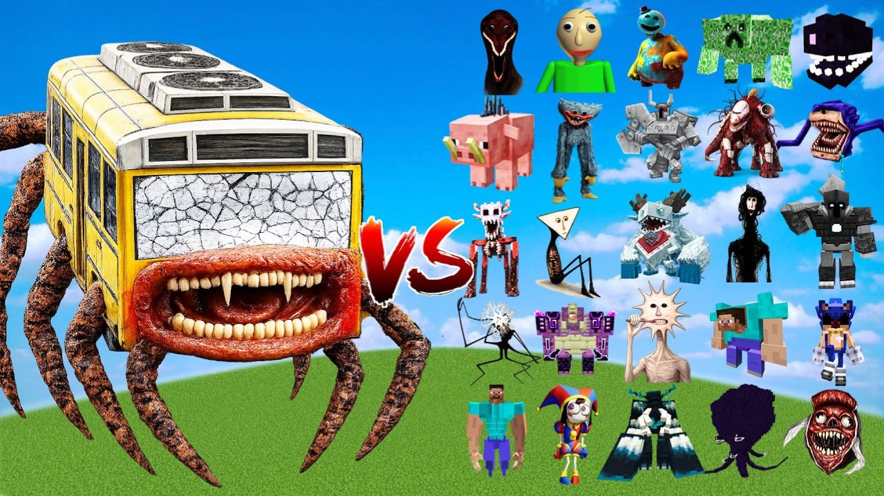 Bus Eater SCP-2086 vs Всех Новый Боссов!!  Minecraft БИТВА МОБОВ!