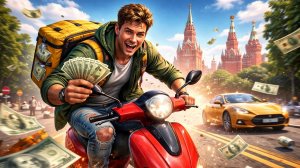 Сколько ЗАРАБАТЫВАЕТ КУРЬЕР в Москве в ГТА 5 на РМРП ?