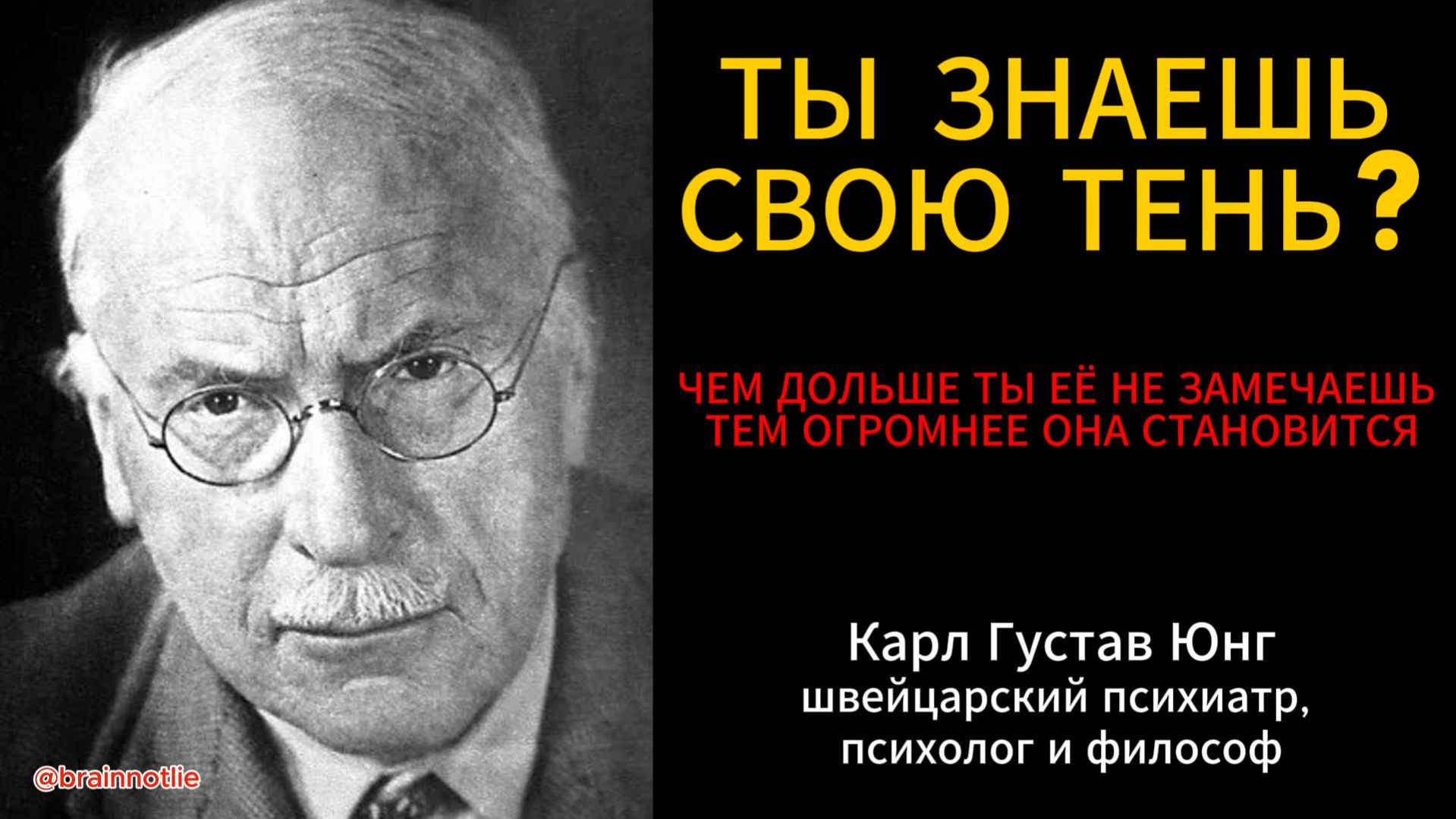 Твоя Тень управляет тобой. Карл Юнг раскрывает секрет о котором молчат психологи
