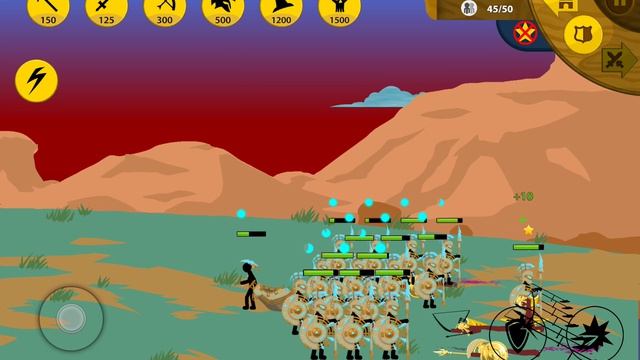 Stick War Legacy, миссия 310 (insane, без баффов, гальванический скин)