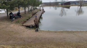 поимка форели