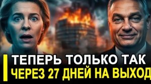 БРЮССЕЛЬ ПАДАЕТ.. Маленькая Венгрия УНИЧТОЖИЛА план Урсулы на 90 миллиардов!