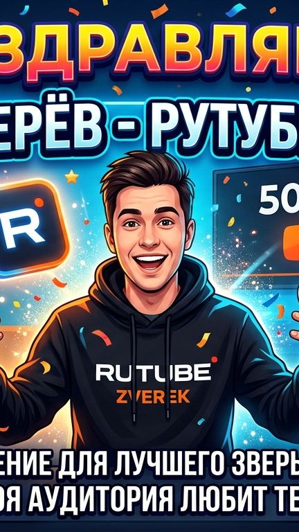 Поздравление Про Диму Зверёк Рутубер ZVEREK