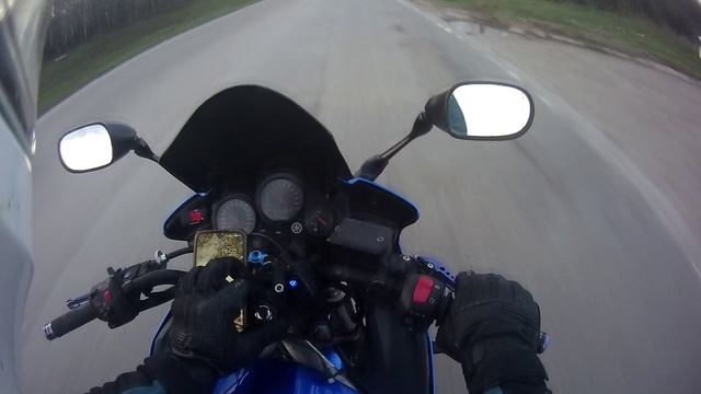 Попытка №2 потерять телефон. #yamaha #fazer1000