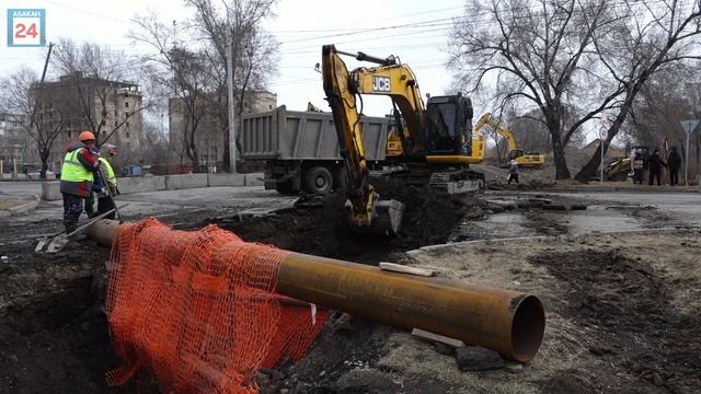 2 года труда и полмиллиарда расходов: в Абакане строят новый коллектор КНС в районе 