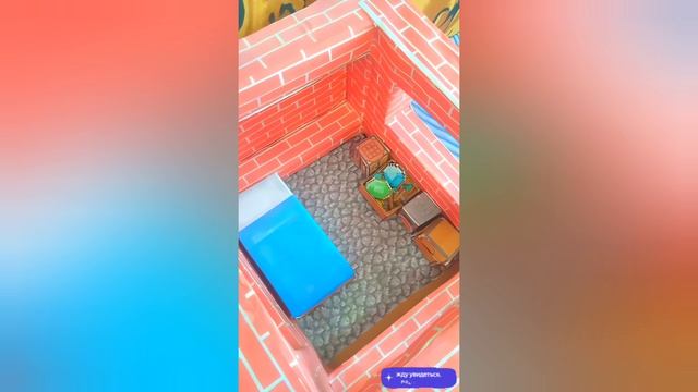 бумажный Майнкрафт наш дом