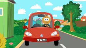 Животные и Машинки - Котёнок Котэ песенки мультики для детей малышей