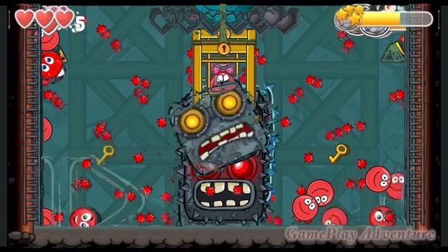 RED BALL 4, 21 BOSSES AND 21 BALLS