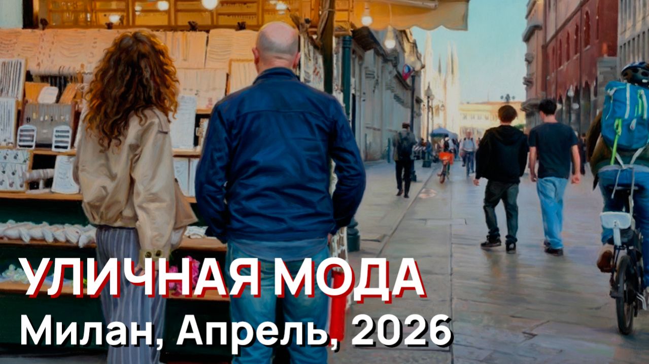 Уличная мода - Милан, Апрель, 2026, Уличный стиль, Витрины магазинов, Новые тренды