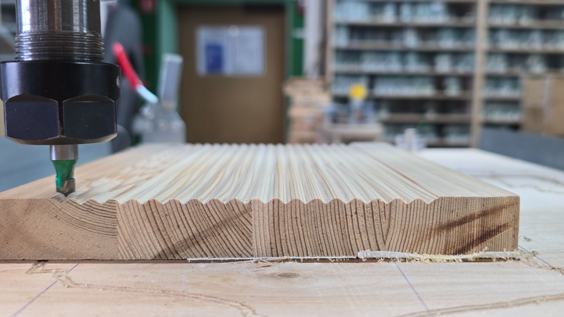 Фрезеровка лиственницы