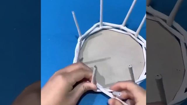Плетеная корзинка из бумаги 😍