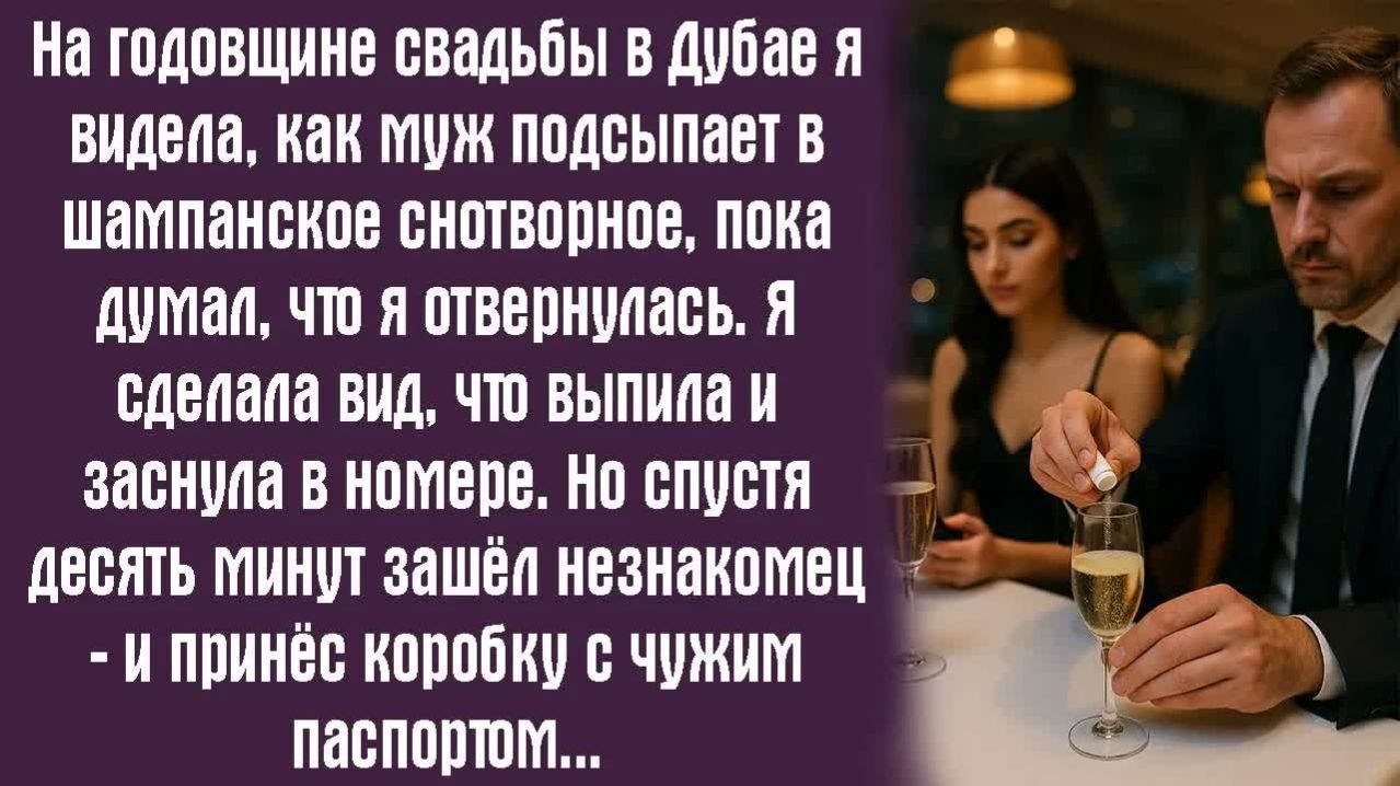 Истории из жизни. Слушать истории. На годовщине свадьбы в Дубае я видела, как муж подсыпает