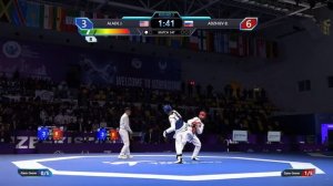 Аладэ (USA) vs Башир Аджиев  Первенство Мира среди юниоров в Ташкенте 2026