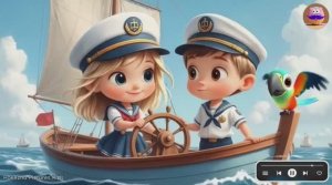 ⛵️МУЛЬТИК‑ПЕСЕНКА: КОРАБЛИК | Развивающие детские песни и мультики