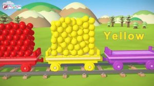 Цвета на английском для малышей Учим названия цветов на английском языке Паровозик Олли [get.gt]