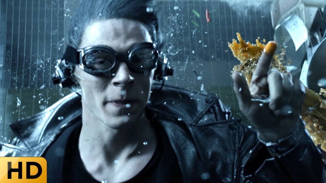 Питер Максимофф показывает сверхсветовую скорость. Люди Икс Дни минувшего будущего.