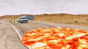 грузовик против легкового автомобиля