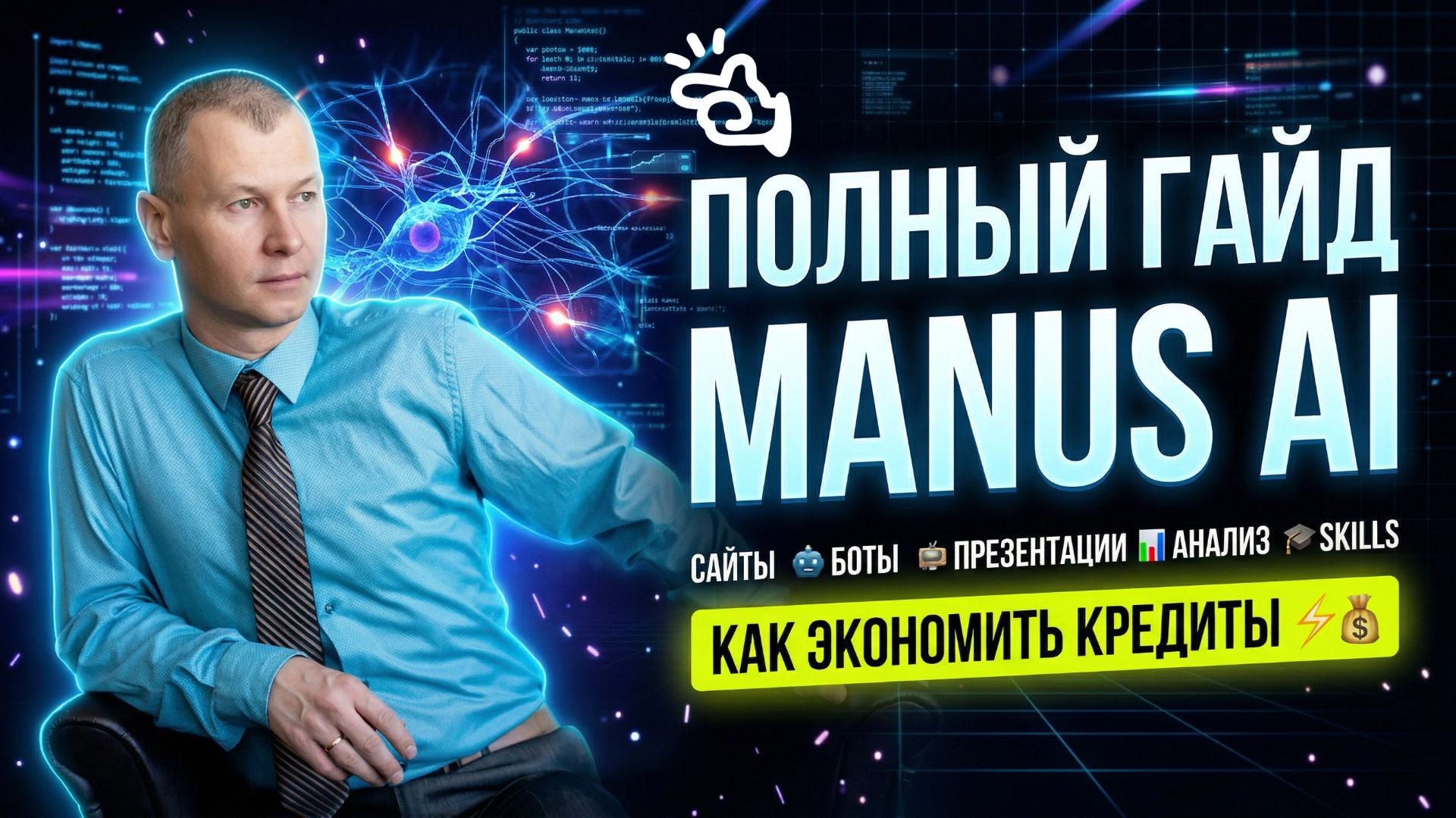 Manus AI: ПОЛНЫЙ ГАЙД 2026 🔥 Делает ВСЁ сам + как экономить кредиты