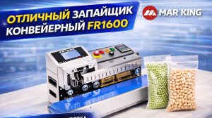 Запайщик пакетов конвейерный с маркиратором FR1600