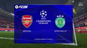 Арсенал - Спортинг Лига Чемпионов 1/4 Ответный матч 25/26  FC26
