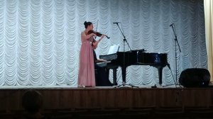 И. Брамс "Созерцание". Семенова Людмила (скрипка), концертмейстер Яруллина Оксана