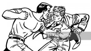 Работа на мешке  с маской человека. Быстрота , серийность, вариативность.