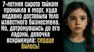 Интересные истории. Слушать. 7-летняя сирота тайком проникла в морг, куда недавно доставили