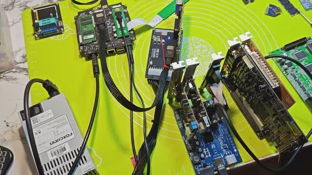 VLOG_ Pci-e To 4 Pci-e Switch и Pci-e To 2 Pci Switch на одной линии Pci-e слота M2