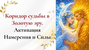 Активация Намерения и Силы в Коридор судьбы Золотой Эры