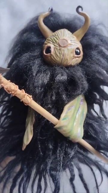 Дух земли, интерьерная кукла ручной работы