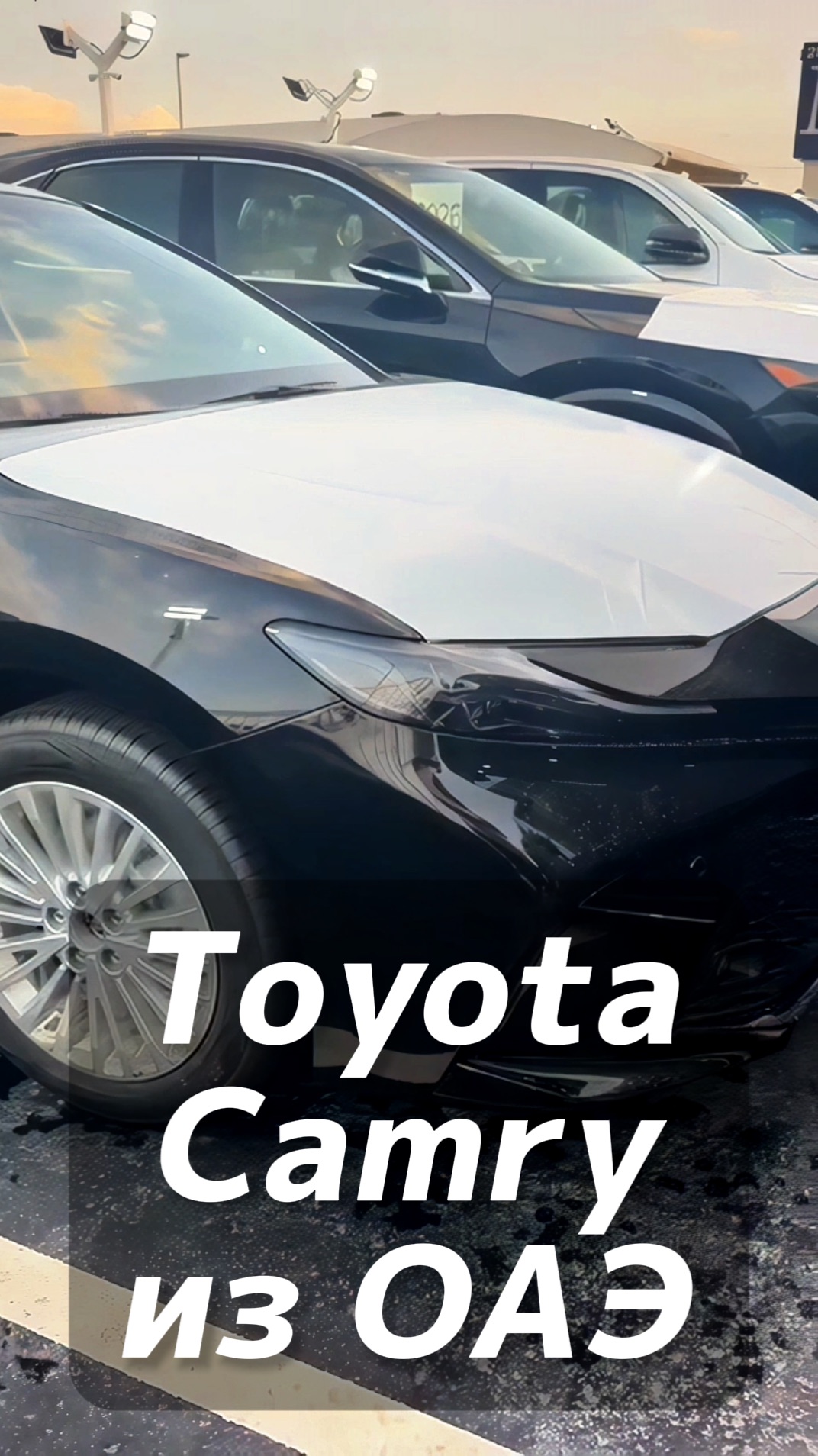 Toyota Camry на заказ из ОАЭ